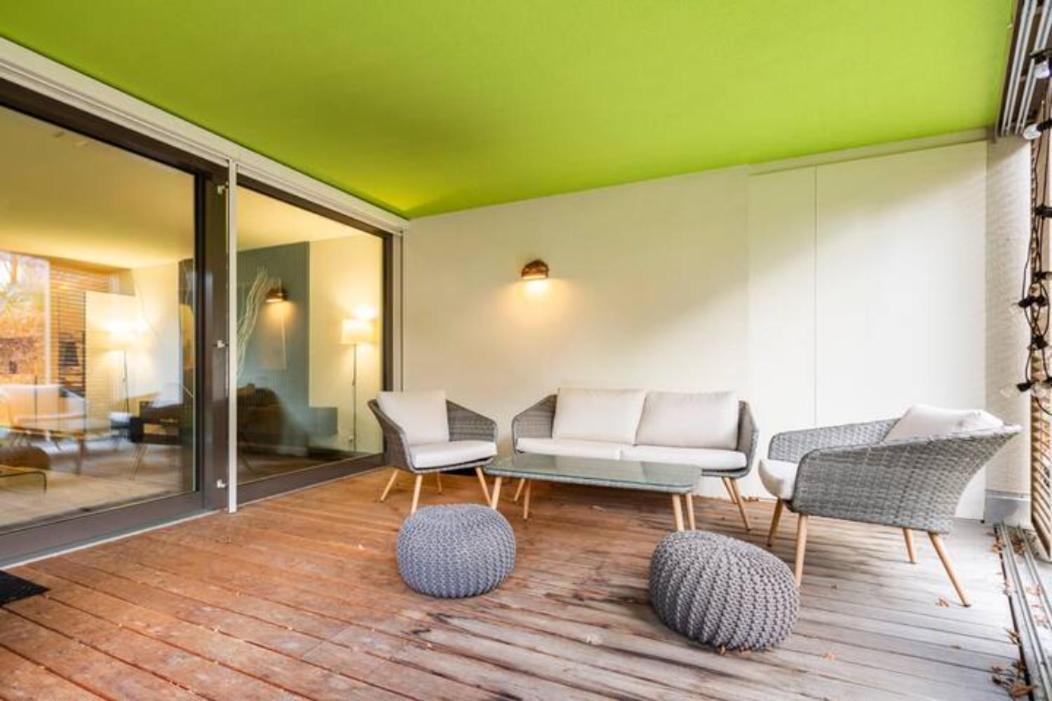 Luxus Wohnung Mit Garten Zürich Buitenkant foto